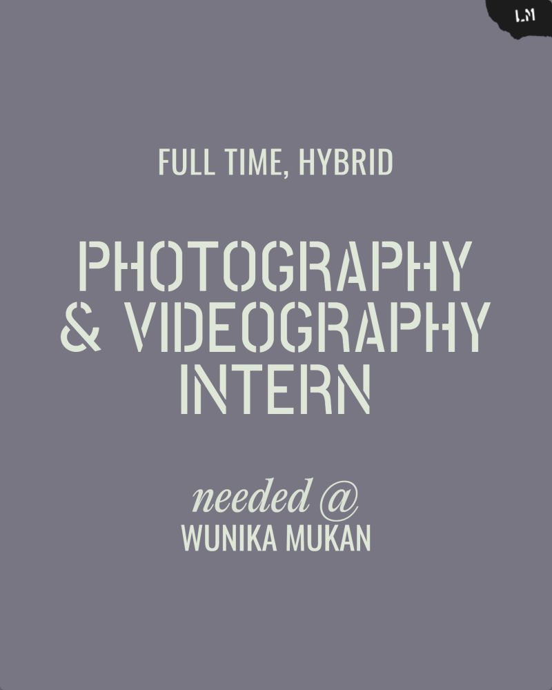 Photography & Videography Intern Cover
