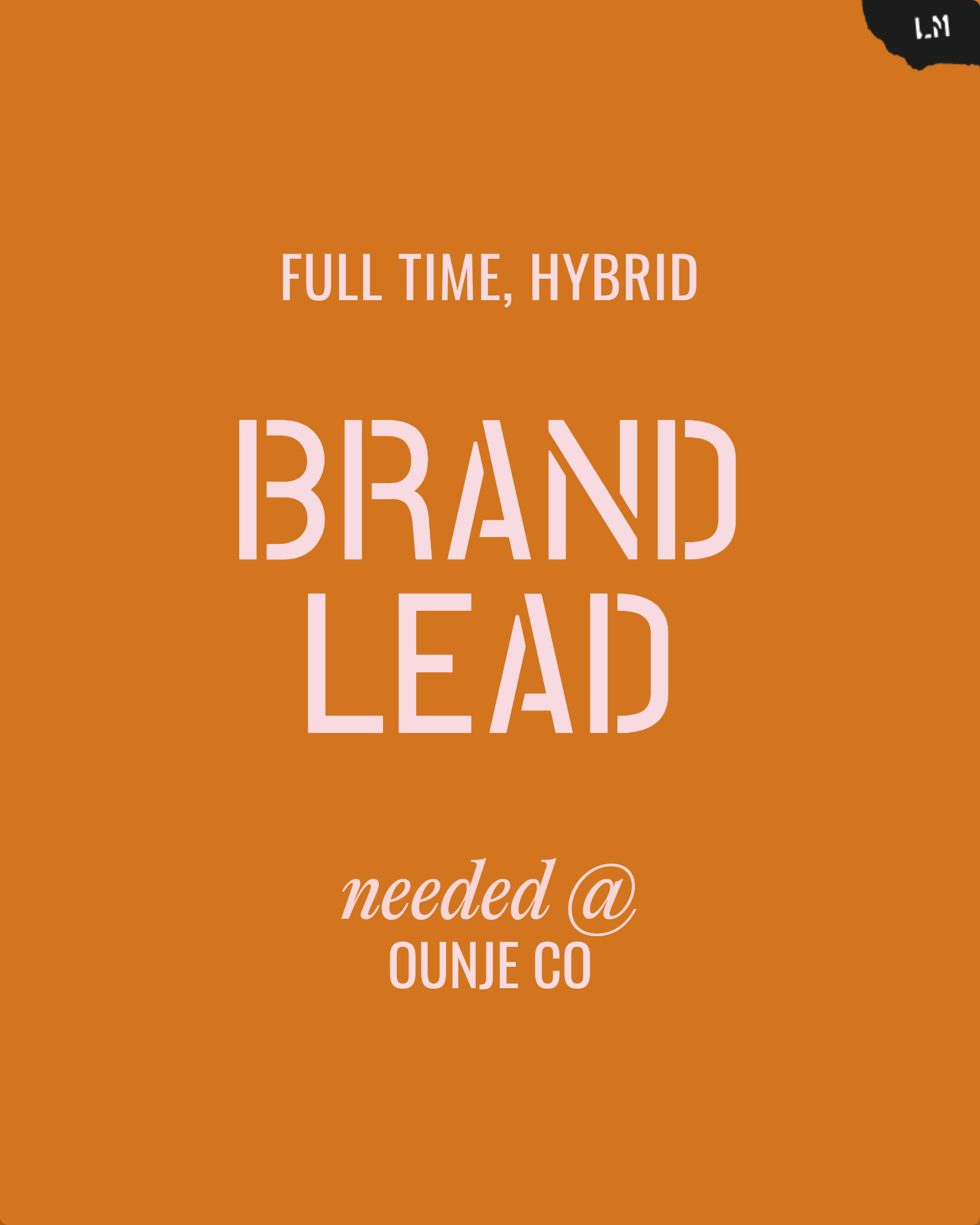 Brand Lead Cover