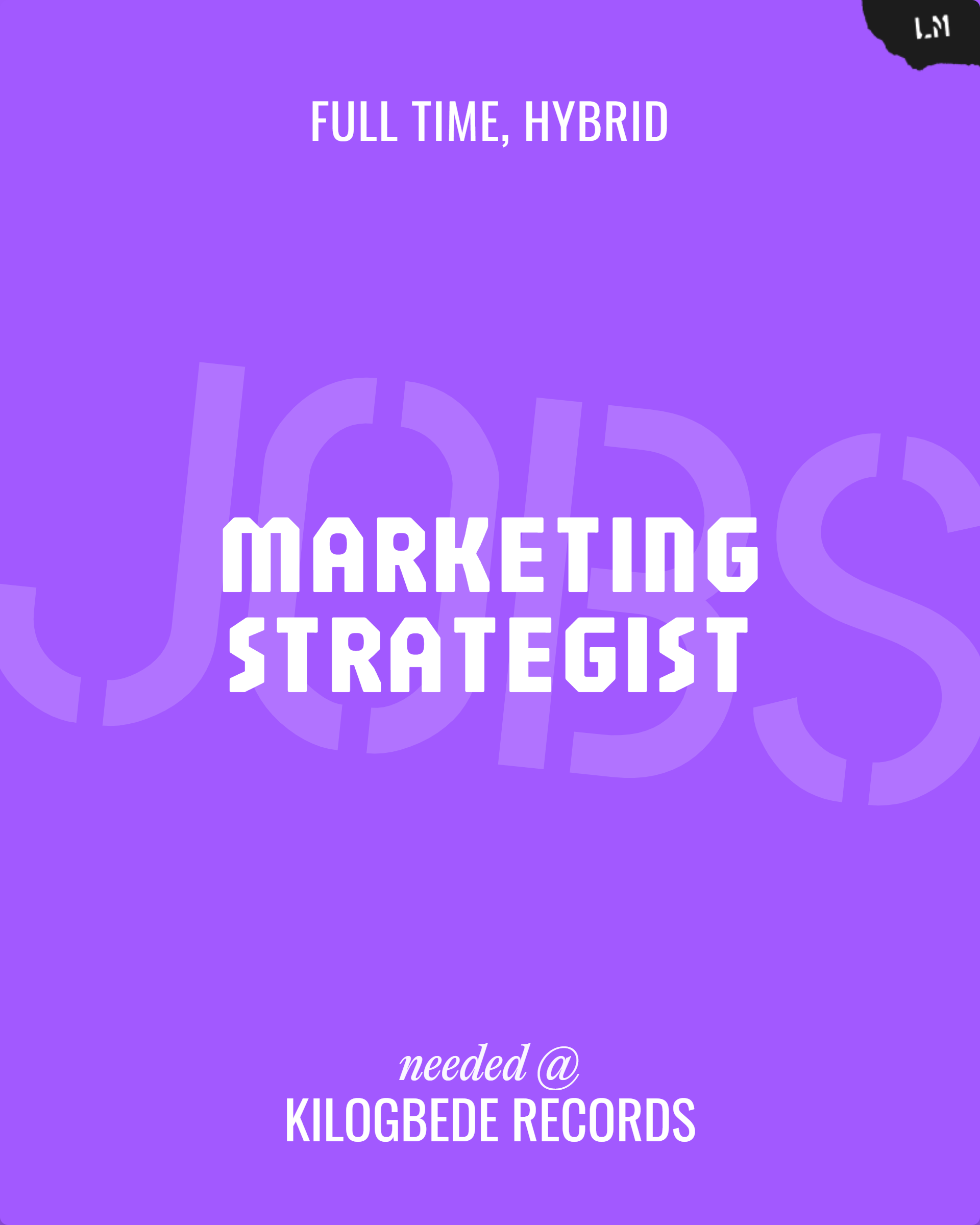 Marketing Strategist Cover