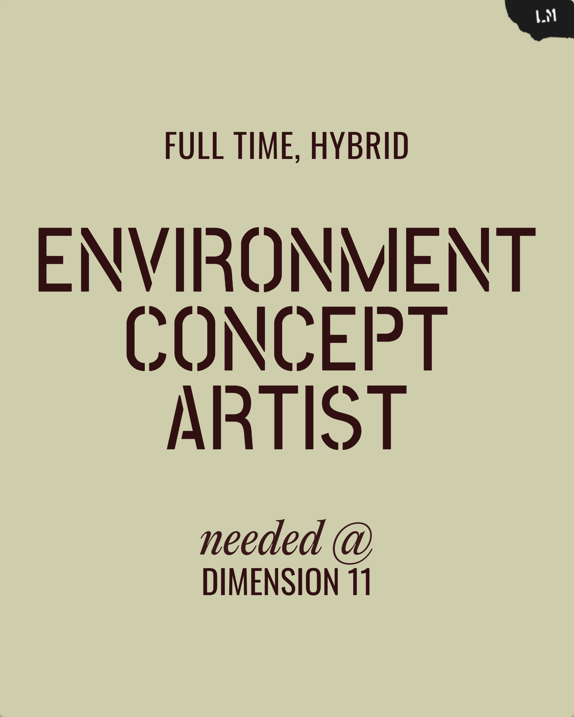 Environment Concept Artist Cover